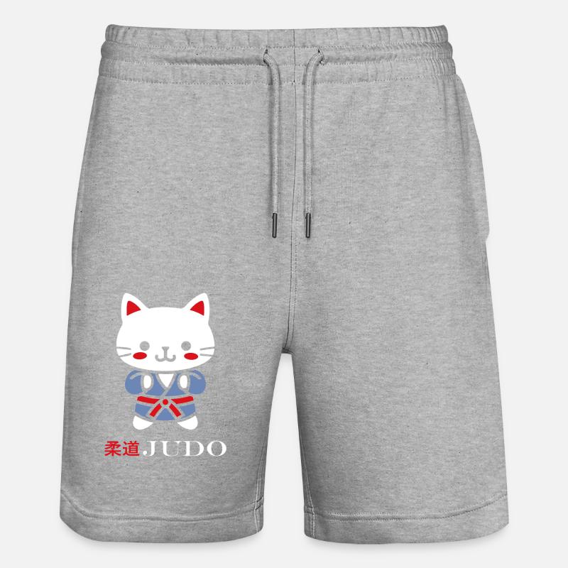 judo - Short de jogging bio TRAINER Stanley/Stella unisexe - gris chiné