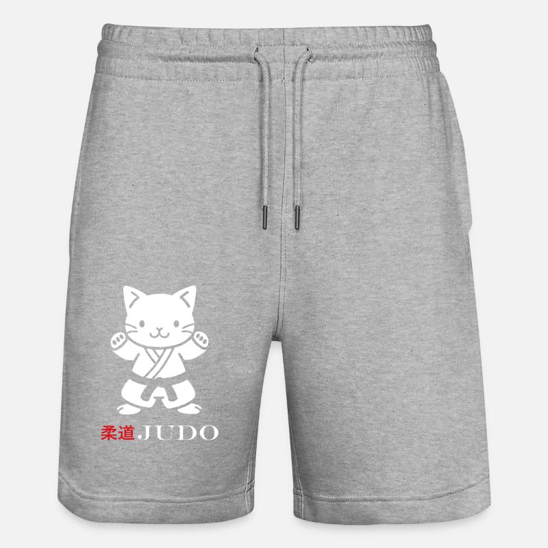 judo - Short de jogging bio TRAINER Stanley/Stella unisexe - gris chiné