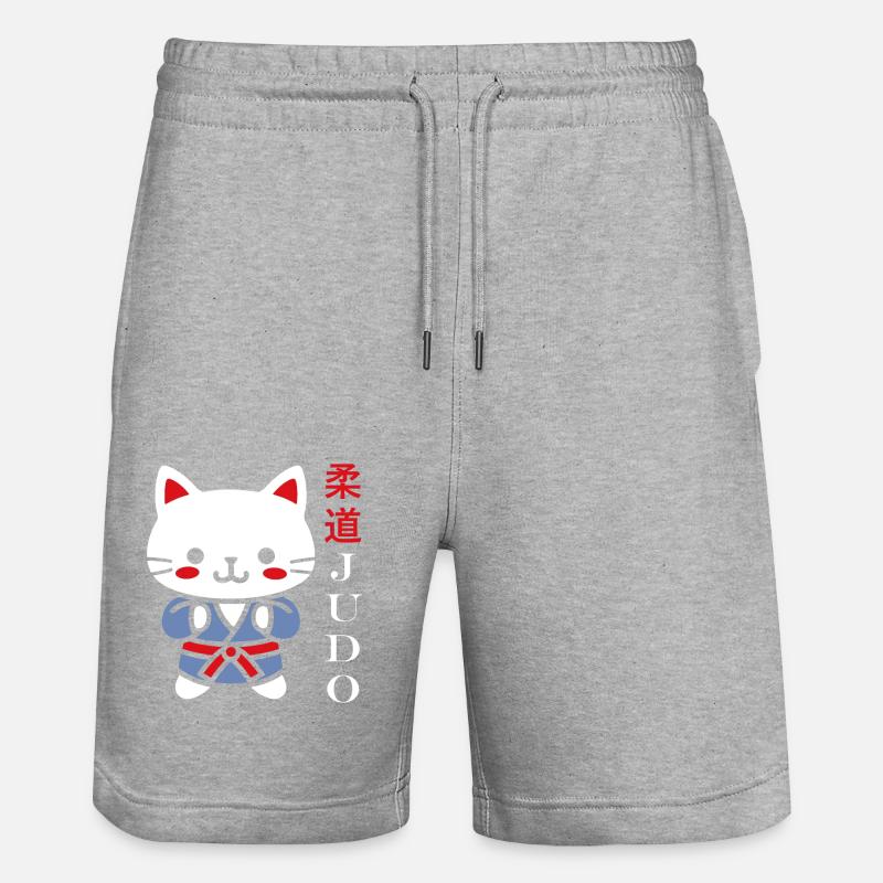 judo - Short de jogging bio TRAINER Stanley/Stella unisexe - gris chiné