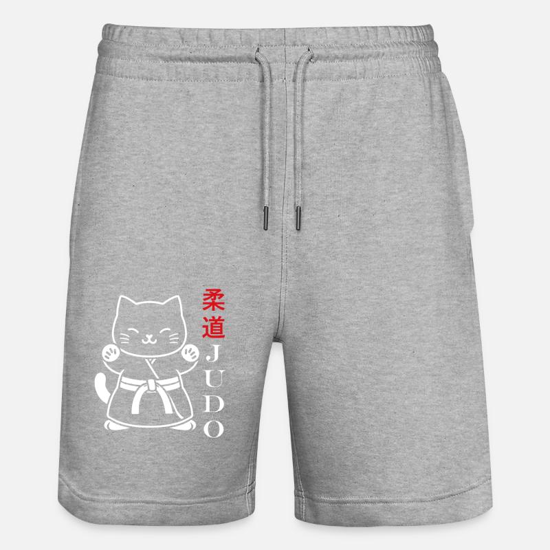 judo - Short de jogging bio TRAINER Stanley/Stella unisexe - gris chiné