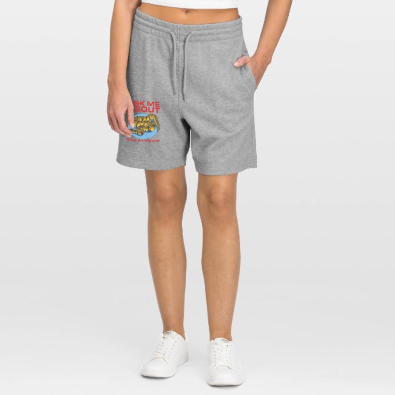Königspython Python Schlange Geschenke Stanley/Stella Unisex Bio Joggingshorts Trainer 