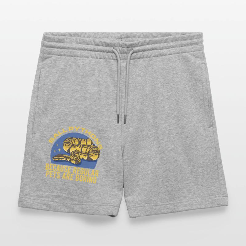 Königspython Schlangen Python Geschenk Stanley/Stella Unisex Bio Joggingshorts Trainer 