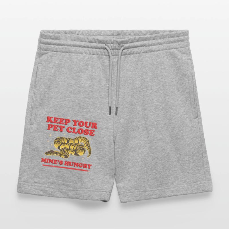 King Python Snake Python Gift Stanley/Stella Trainer Unisex Organic Jogging Shorts