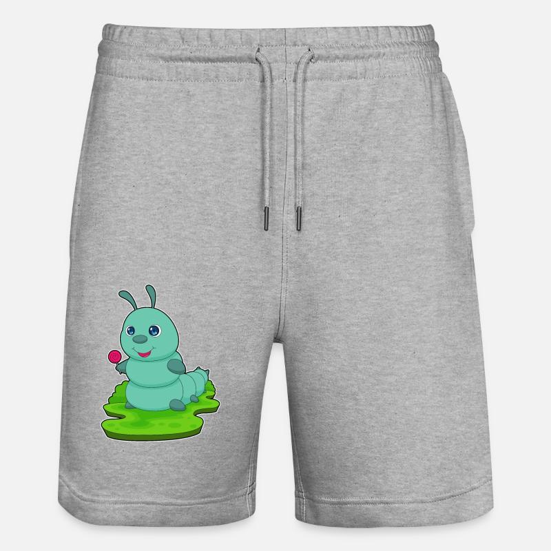 Sucette chenille - Short de jogging bio TRAINER Stanley/Stella unisexe - gris chiné