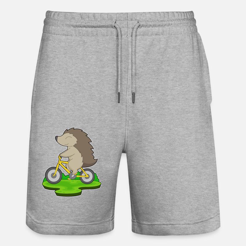 Vélo hérisson - Short de jogging bio TRAINER Stanley/Stella unisexe - gris chiné