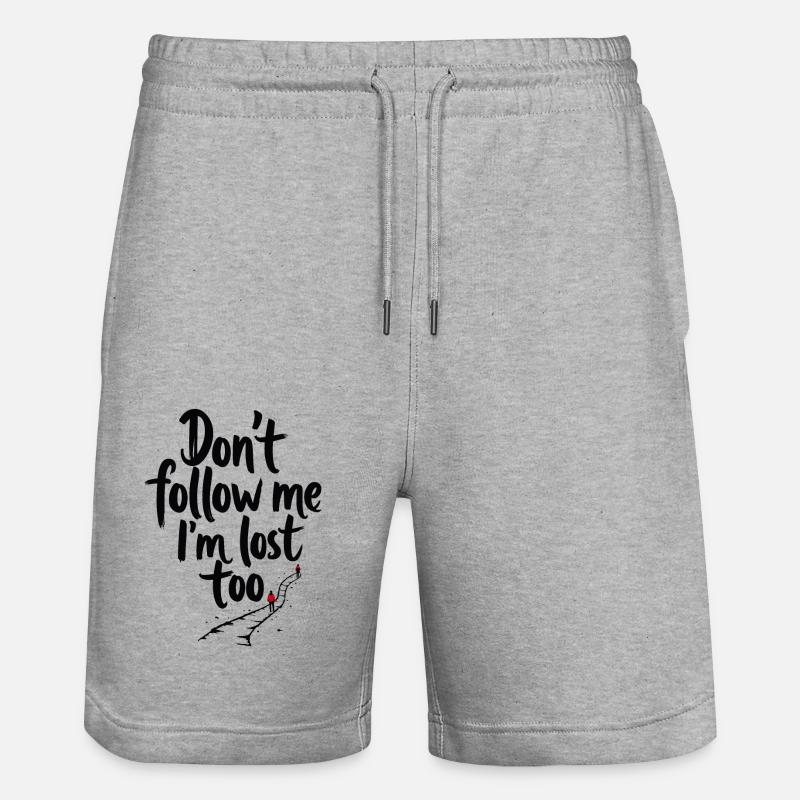 TENDANCE DES CITATIONS - Short de jogging bio TRAINER Stanley/Stella unisexe - gris chiné