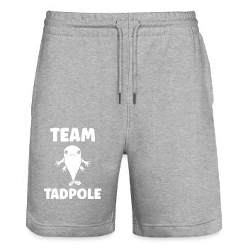 Têtard - Short de jogging bio TRAINER Stanley/Stella unisexe - gris chiné - Devant - Nik (191cm) & Marisol (170cm)