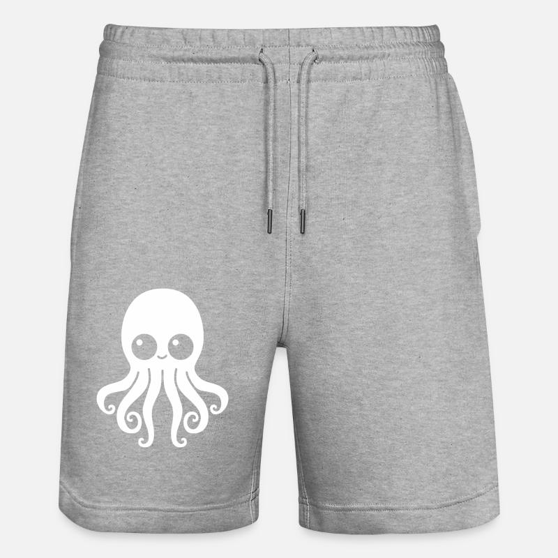 Calamar - Short de jogging bio TRAINER Stanley/Stella unisexe - gris chiné