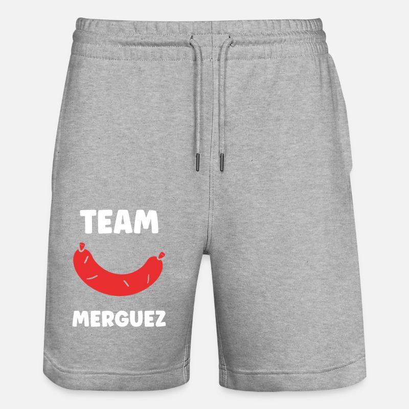 Merguez - Short de jogging bio TRAINER Stanley/Stella unisexe - gris chiné
