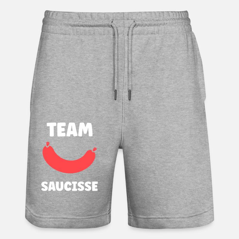 Merguez - Short de jogging bio TRAINER Stanley/Stella unisexe - gris chiné