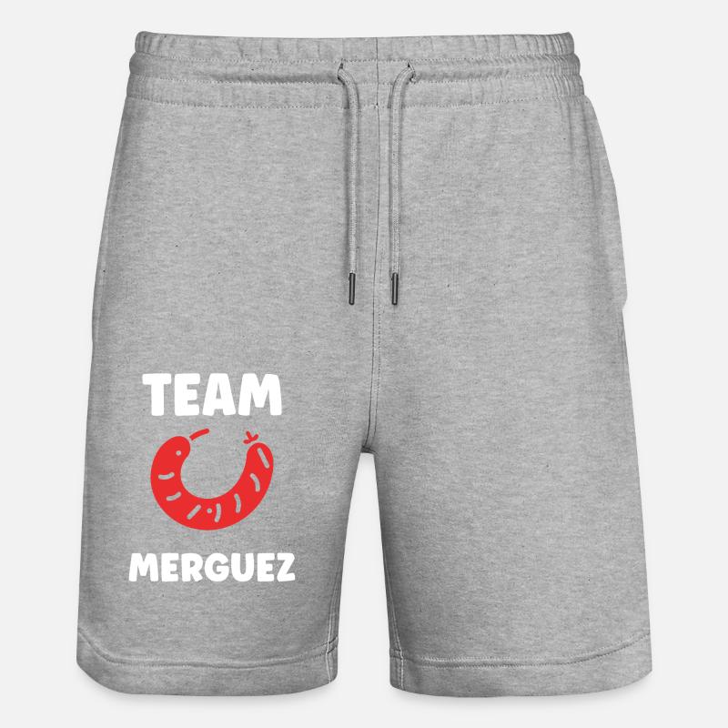 Merguez - Short de jogging bio TRAINER Stanley/Stella unisexe - gris chiné