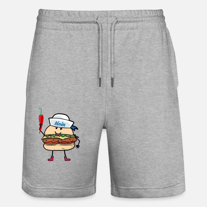 marin marin marin marin Moin - Short de jogging bio TRAINER Stanley/Stella unisexe - gris chiné