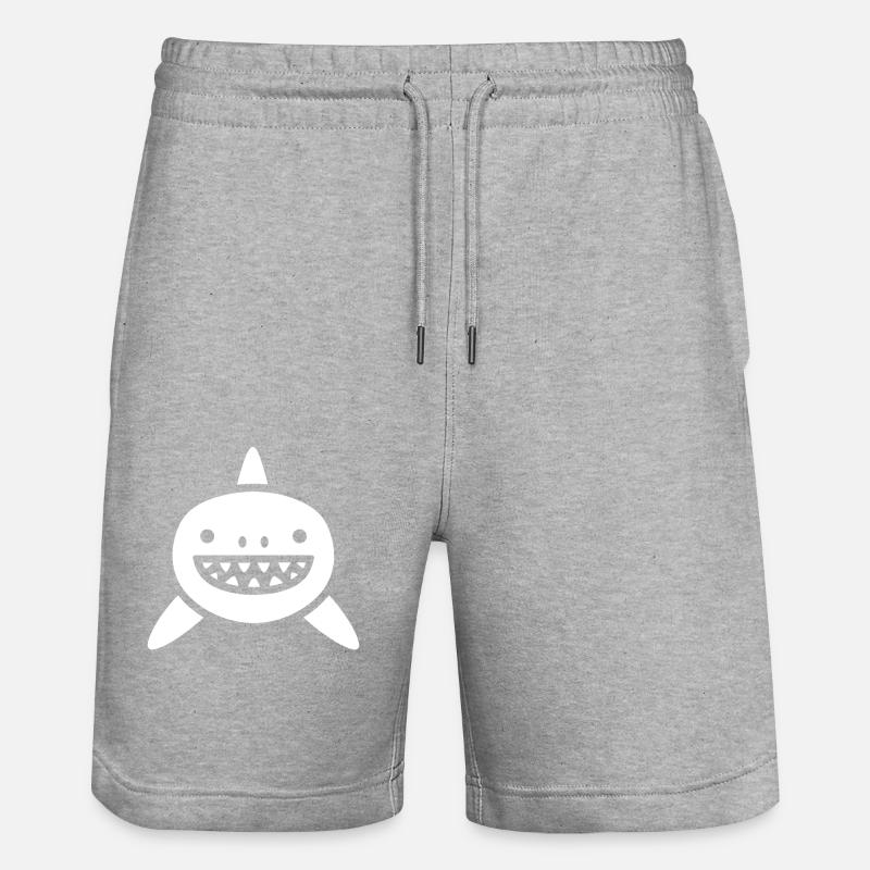 Requin - Short de jogging bio TRAINER Stanley/Stella unisexe - gris chiné