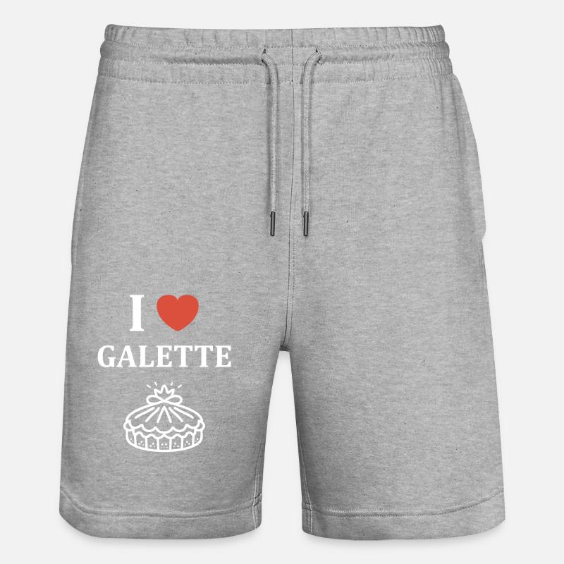 Galette - Short de jogging bio TRAINER Stanley/Stella unisexe - gris chiné