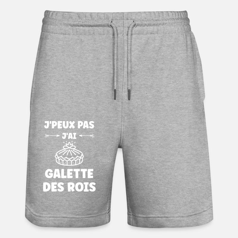 Galette - Short de jogging bio TRAINER Stanley/Stella unisexe - gris chiné