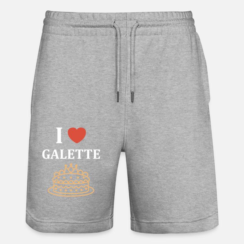 Galette - Short de jogging bio TRAINER Stanley/Stella unisexe - gris chiné
