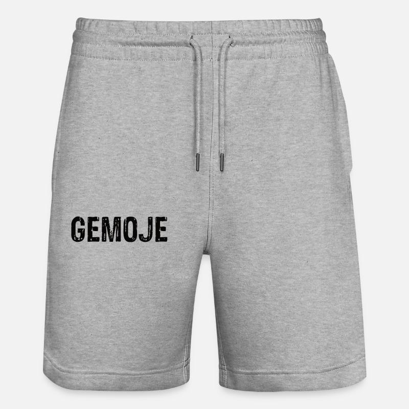 Gemoje - Short de jogging bio TRAINER Stanley/Stella unisexe - gris chiné