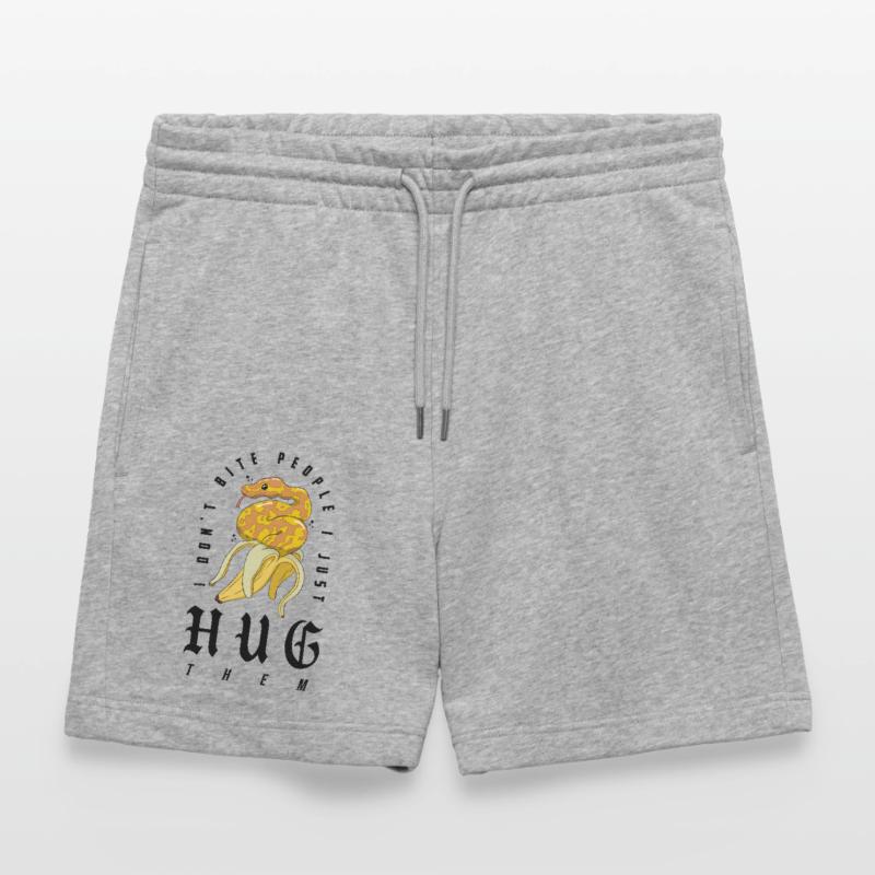 Ball Python Schlange Besitzer Banane Royal Python Stanley/Stella Unisex Bio Joggingshorts Trainer 