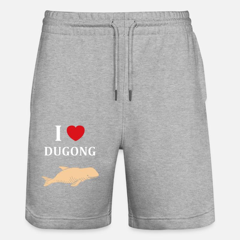 Dugong - Short de jogging bio TRAINER Stanley/Stella unisexe - gris chiné