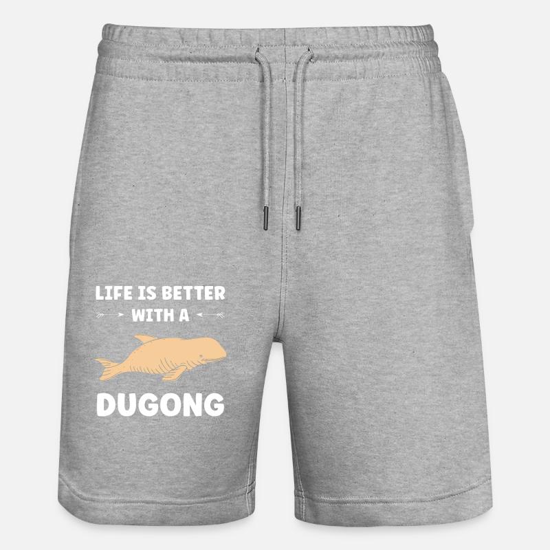Dugong - Short de jogging bio TRAINER Stanley/Stella unisexe - gris chiné