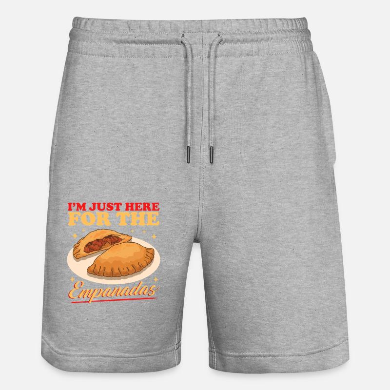 Empanadas Empanada Dumpling Cadeaux - Short de jogging bio TRAINER Stanley/Stella unisexe - gris chiné