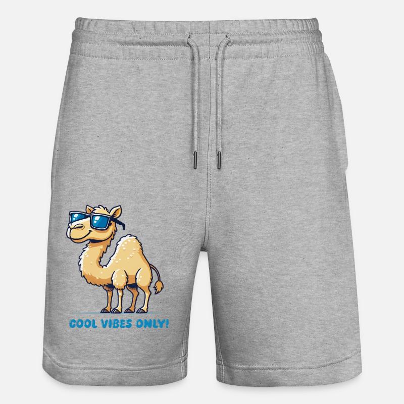 kamel sonnenbrille cool - Stanley/Stella Unisex Bio Joggingshorts Trainer  - Grau meliert