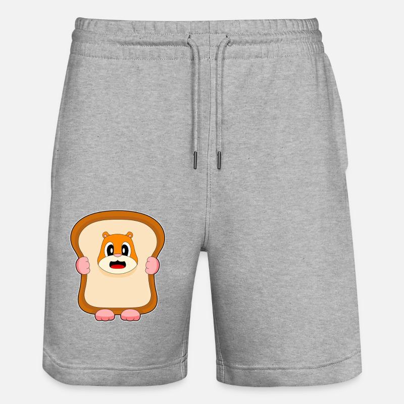 Pain de hamster - Short de jogging bio TRAINER Stanley/Stella unisexe - gris chiné