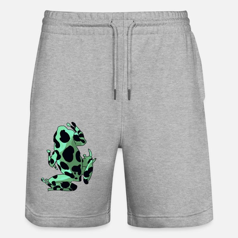 Frog & Toad - Stanley/Stella Trainer Unisex Organic Jogging Shorts - heather grey