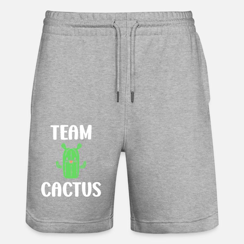 Cactus - Short de jogging bio TRAINER Stanley/Stella unisexe - gris chiné