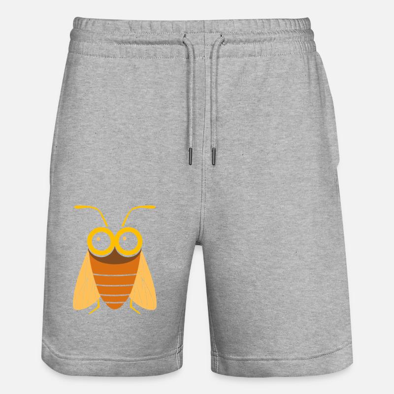 cigale - Short de jogging bio TRAINER Stanley/Stella unisexe - gris chiné