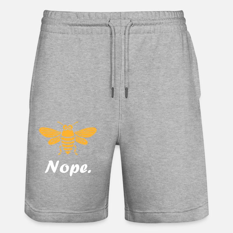 Zikade - Stanley/Stella Unisex Bio Joggingshorts Trainer - Grau meliert