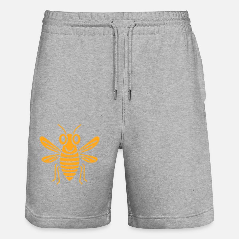 cigale - Short de jogging bio TRAINER Stanley/Stella unisexe - gris chiné