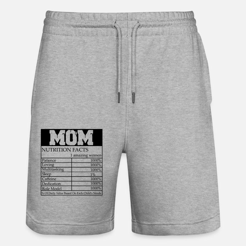 Maman - Short de jogging bio TRAINER Stanley/Stella unisexe - gris chiné