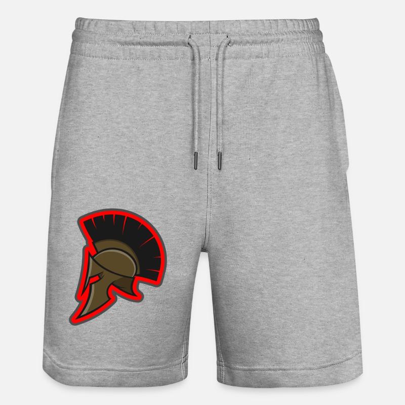 Plan de travail sparta2 1 - Short de jogging bio TRAINER Stanley/Stella unisexe - gris chiné