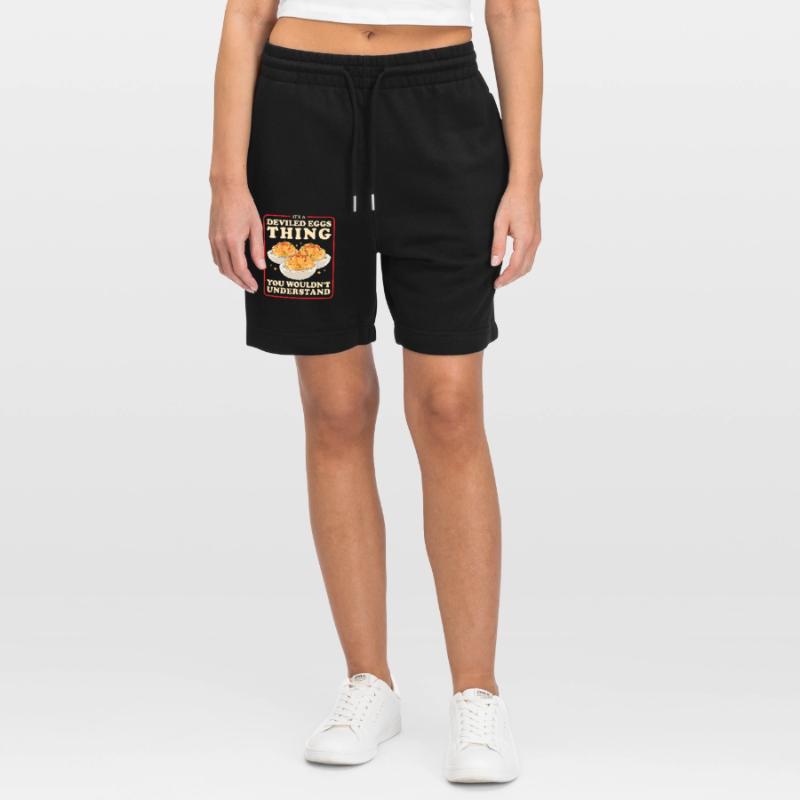 Gefüllte Eier Stuffed Deviled Eggs Geschenke Stanley/Stella Unisex Bio Joggingshorts Trainer 