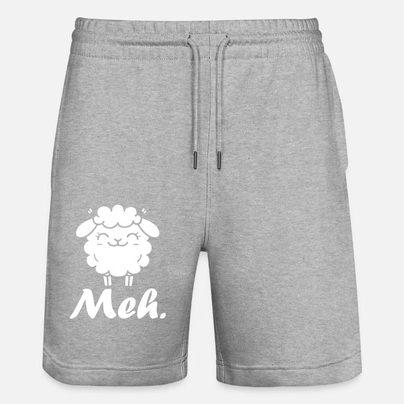 mouton - Short de jogging bio TRAINER Stanley/Stella unisexe - gris chiné