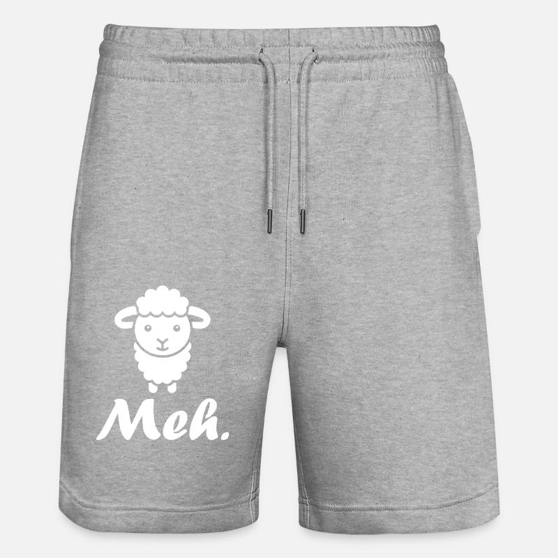 mouton - Short de jogging bio TRAINER Stanley/Stella unisexe - gris chiné