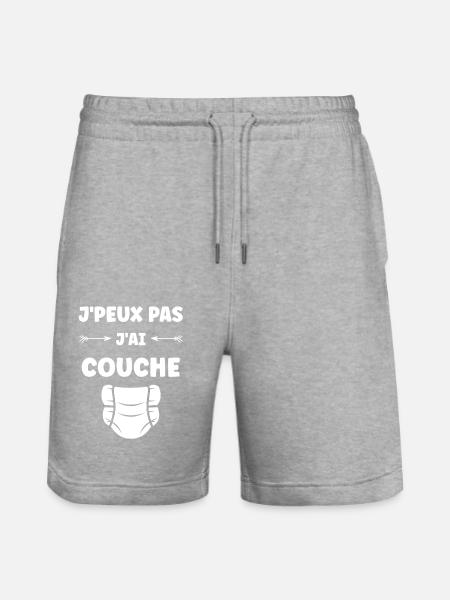 Couches - Short de jogging bio TRAINER Stanley/Stella unisexe - gris chiné