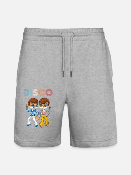 Chats disco - Short de jogging bio TRAINER Stanley/Stella unisexe - gris chiné