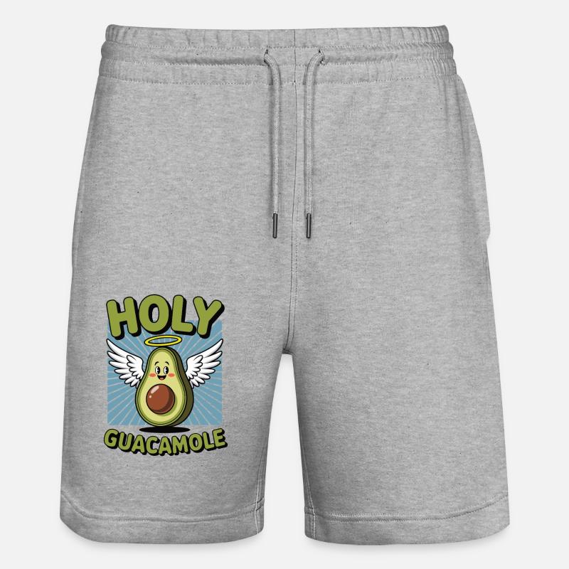 Guacamole sacré - Short de jogging bio TRAINER Stanley/Stella unisexe - gris chiné