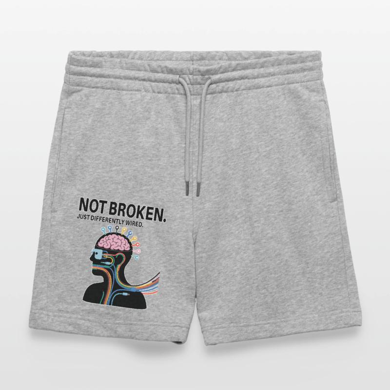 Pas cassé – juste câblé différemment Short de jogging bio TRAINER Stanley/Stella unisexe