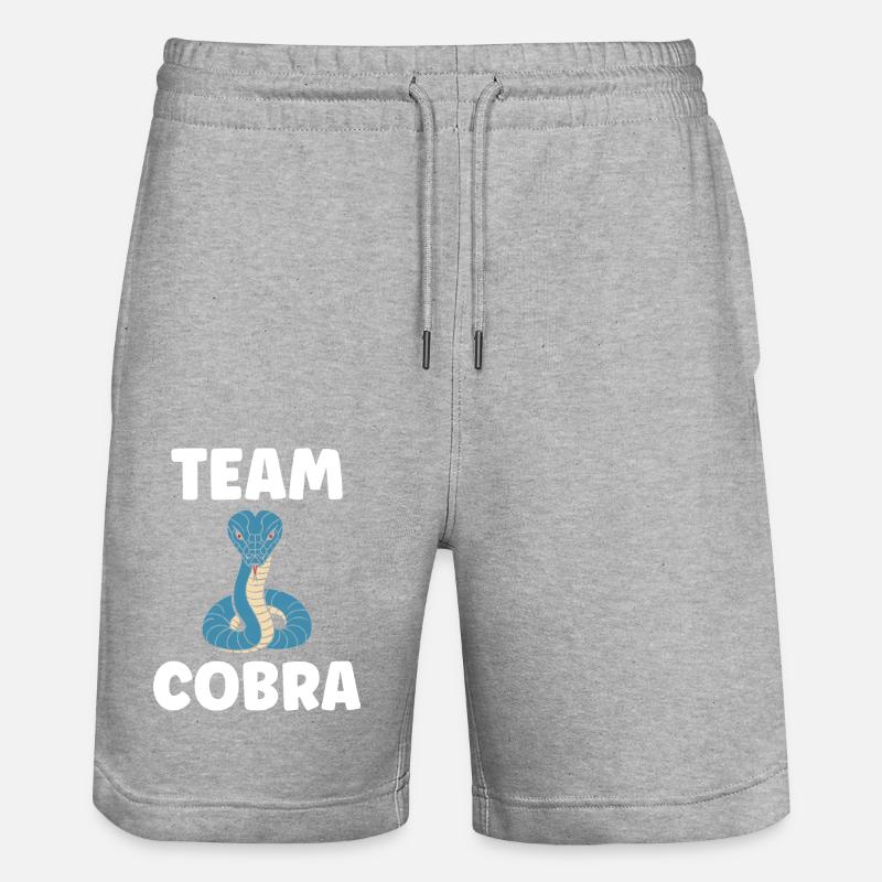 cobra - Short de jogging bio TRAINER Stanley/Stella unisexe - gris chiné