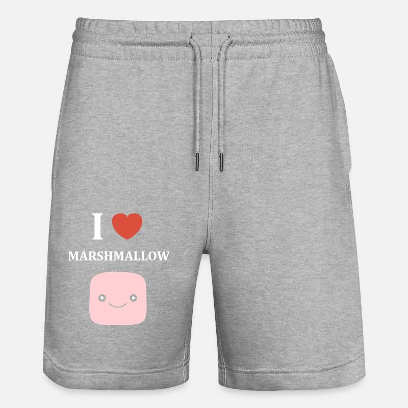 marshmallow - Short de jogging bio TRAINER Stanley/Stella unisexe - gris chiné