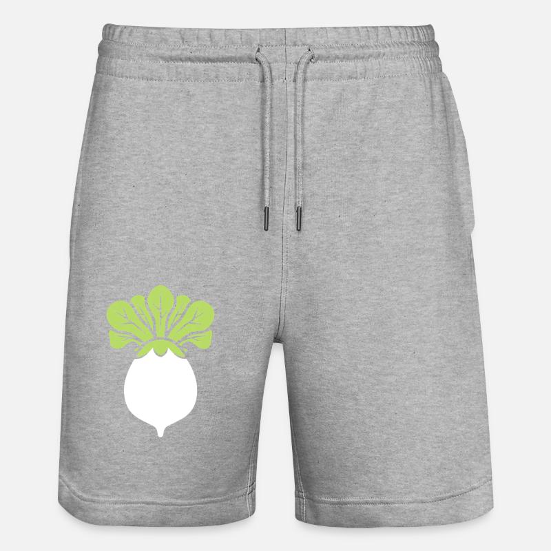 Endive - Short de jogging bio TRAINER Stanley/Stella unisexe - gris chiné