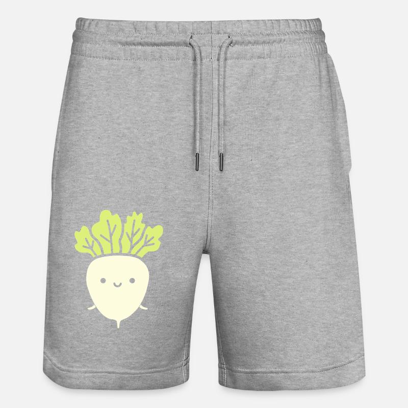 Endive - Short de jogging bio TRAINER Stanley/Stella unisexe - gris chiné