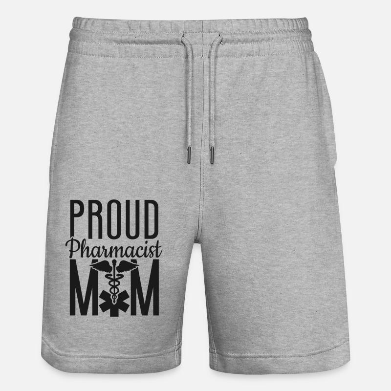 Pharmacy Tech Technician - Stanley/Stella Unisex Bio Joggingshorts Trainer  - Grau meliert