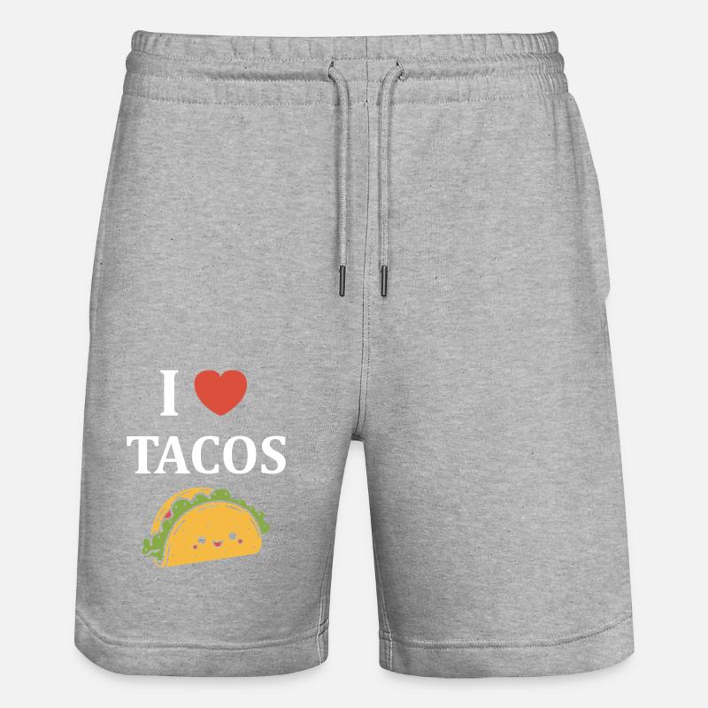 tacos - Short de jogging bio TRAINER Stanley/Stella unisexe - gris chiné