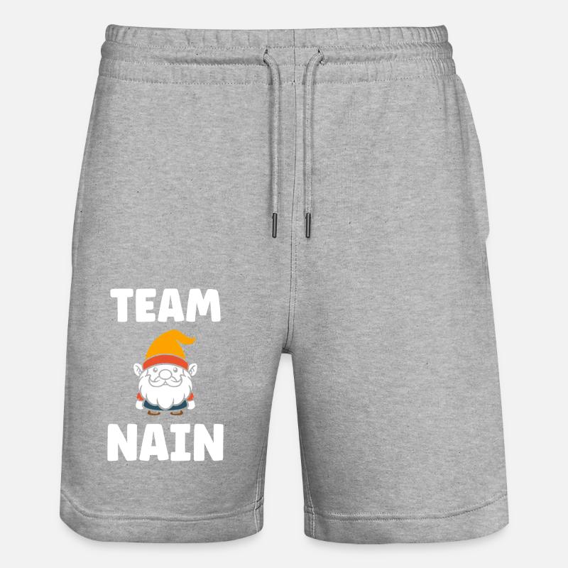 Nain - Short de jogging bio TRAINER Stanley/Stella unisexe - gris chiné