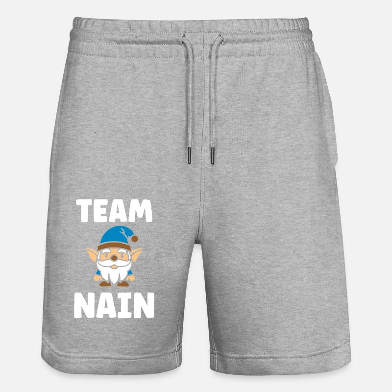 Nain - Short de jogging bio TRAINER Stanley/Stella unisexe - gris chiné