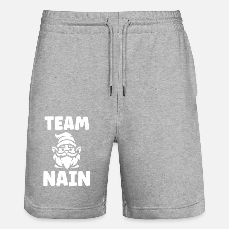 Nain - Short de jogging bio TRAINER Stanley/Stella unisexe - gris chiné